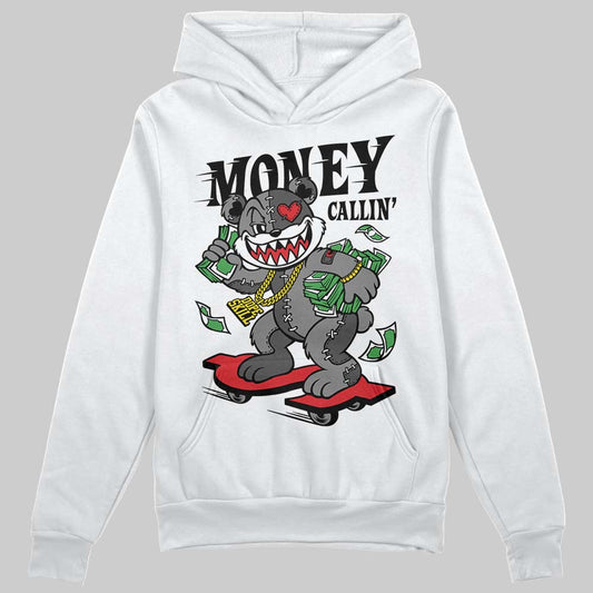 Jordan 10 Retro Shadow (2025) DopeSkill Hoodie Sweatshirt Money Callin' Graphic Streetwear - White