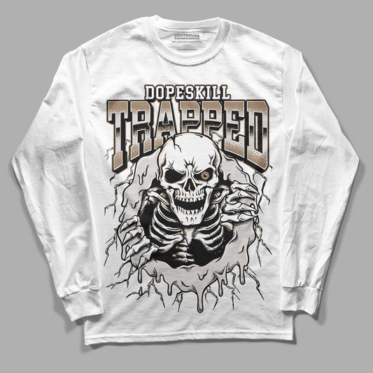 Jordan 5 SE “Sail” DopeSkill Long Sleeve T-Shirt Trapped Halloween Graphic Streetwear - White