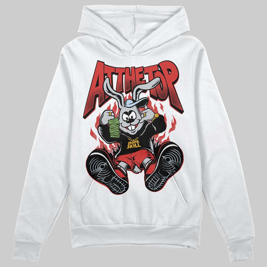 Jordan 6 “Reverse Infrared” DopeSkill Hoodie Sweatshirt At The Top Graphic Streetwear - White 