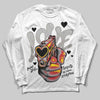 Jordan 4 OG “White Cement” DopeSkill Long Sleeve T-Shirt Love Shot Graphic Streetwear - White