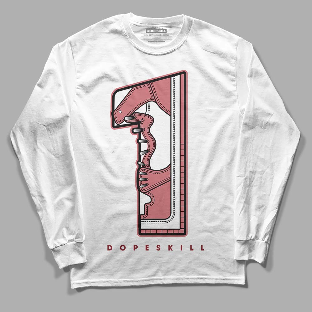 Valentine's Day Collection DopeSkill Long Sleeve T-Shirt No.1 Graphic Streetwear - White