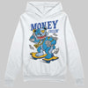 Royal Blue Sneakers DopeSkill Hoodie Sweatshirt Money Callin' Graphic Streetwear - White 