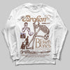 Harris Tweed x Wmns Dunk Low 'Sesame' DopeSkill Long Sleeve T-Shirt Broken Bones Graphic Streetwear - White 