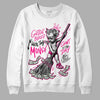 Jordan 1 Low GS “Fierce Pink” Dopeskill Sweatshirt Gettin Bored With This Money Graphic Streetwear - White