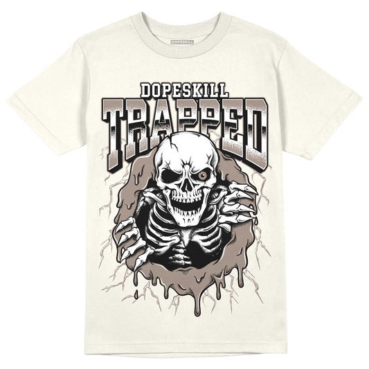 Jordan 4 Sail Canvas DopeSkill Sail T-shirt Trapped Halloween Graphic Streetwear