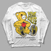 Jordan 4 Retro “Vivid Sulfur” DopeSkill Long Sleeve T-Shirt Love Kills Graphic Streetwear - White 