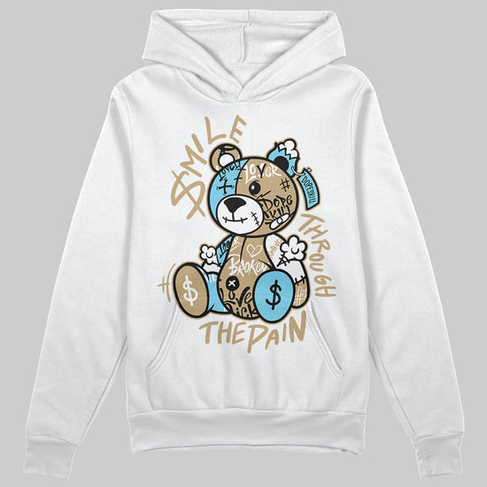 Jordan 11 City Pack “H-Town” DopeSkill Hoodie Sweatshirt Smile Through The Pain Graphic Streetwear - White