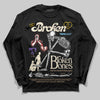 Jordan 17 Retro Low SP Infinite Archives DopeSkill Long Sleeve T-Shirt Broken Bones Graphic Streetwear - Black