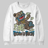 Jordan 3 GS “We Outside” DopeSkill Sweatshirt Born To Be Rich Graphic Streetwear - WHite