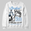 Jordan 12 Retro 'Melo' DopeSkill Sweatshirt Broken Bones Graphic Streetwear - White