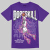 Jordan 5 OG “Grape” DopeSkill T-Shirt Thunder Dunk Graphic Streetwear - Purple