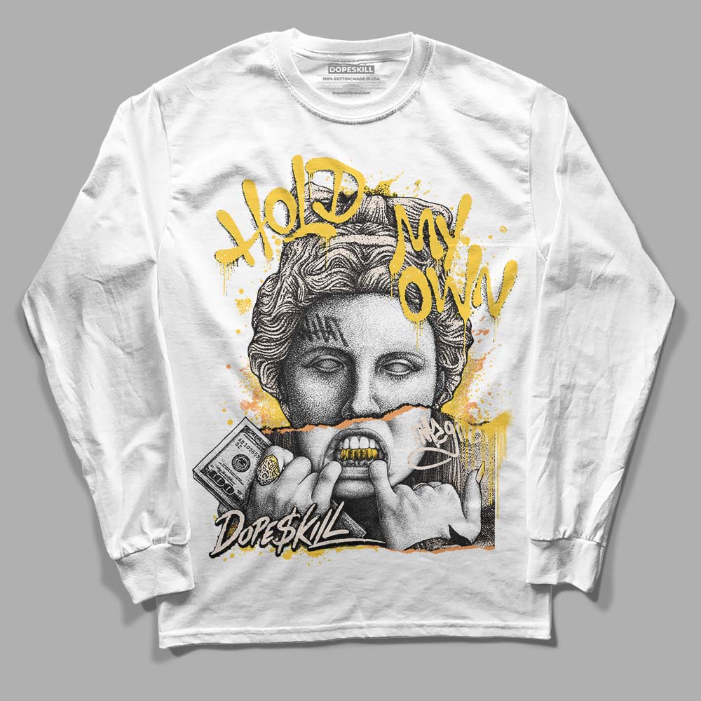 Jordan 4 "Sail" DopeSkill Long Sleeve T-Shirt Hold My Own Graphic Streetwear - White 