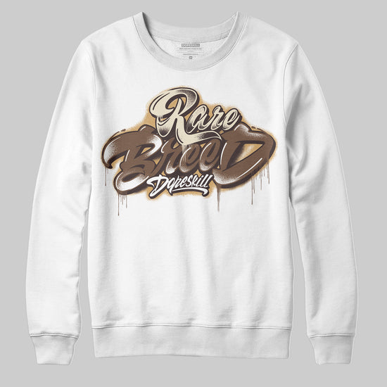 Jordan 5 “Earth/Metallic Gold” DopeSkill Sweatshirt Rare Breed Type Graphic Streetwear - WHite