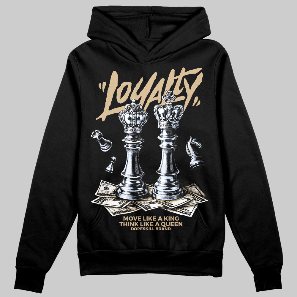 TAN Sneakers DopeSkill Hoodie Loyalty Graphic Streetwear - Black