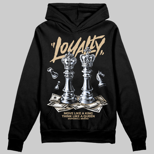 TAN Sneakers DopeSkill Hoodie Loyalty Graphic Streetwear - Black