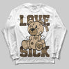 TAN Sneakers DopeSkill Long Sleeve T-Shirt Love Sick Graphic Streetwear - White