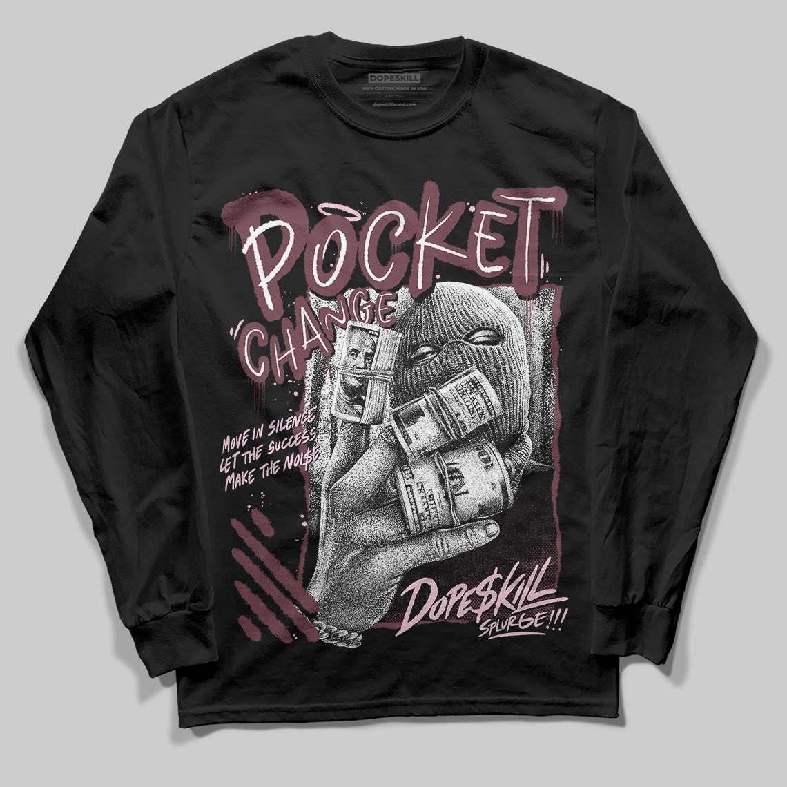 Asics Gel-Cumulus 16 "Port Royal" DopeSkill Long Sleeve T-Shirt Pocket Change Graphic Streetwear - Black
