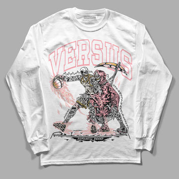 Jordan 3 GS “Red Stardust” DopeSkill Long Sleeve T-Shirt VERSUS Graphic Streetwear - White