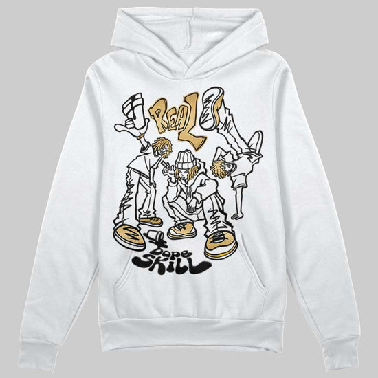 Jordan 12 Retro 'Taxi' 2025 DopeSkill Hoodie Sweatshirt Real Y2K Players Graphic Streetwear - White