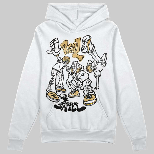 Jordan 12 Retro 'Taxi' 2025 DopeSkill Hoodie Sweatshirt Real Y2K Players Graphic Streetwear - White