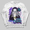 Jordan 6 "Aqua" DopeSkill Long Sleeve T-Shirt NPC Graphic Streetwear - White