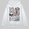 Jordan 10 Retro Shadow (2025) DopeSkill Hoodie Sweatshirt Real Ones Move In Silence Graphic Streetwear - White
