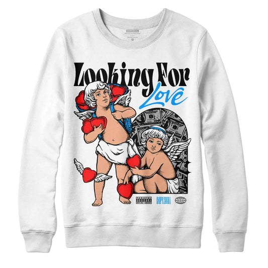 Jordan 6 “Reverse Oreo” DopeSkill Sweatshirt Looking For Love Graphic Streetwear - White