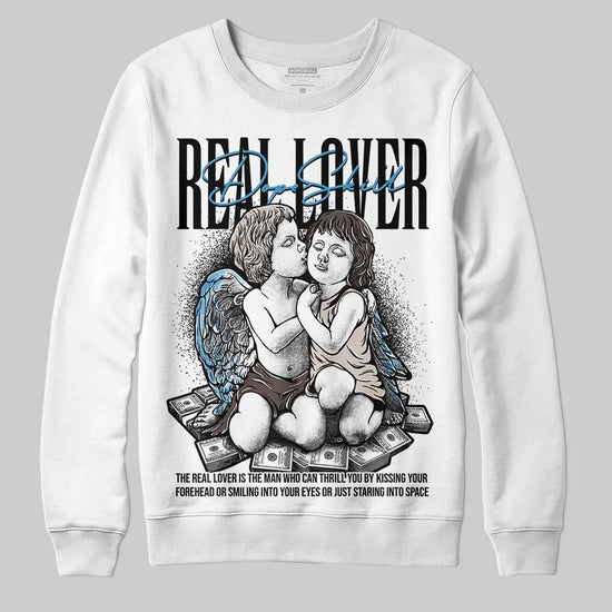 Adidas Samba OG White Black Clear Granite DopeSkill Sweatshirt Real Lover Graphic Streetwear - White