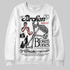 Jordan 14 Retro ‘Black Toe’ DopeSkill Sweatshirt Broken Bones Graphic Streetwear - White