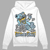 Jordan 13 “Blue Grey” DopeSkill Hoodie Sweatshirt Born To Be Rich Graphic Streetwear - White 