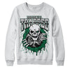 Jordan 1 Retro High OG Gorge Green DopeSkill Sweatshirt Trapped Halloween Graphic Streetwear - White 