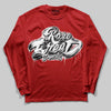 Nigel Sylvester x Air Jordan 4 ‘Brick by Brick’ DopeSkill Long Sleeve T-Shirt Rare Breed Type Graphic Streetwear - red