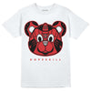 AJ 1 Retro High OG Patent Bred DopeSkill T-Shirt SNK Bear Graphic