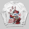 Jordan 8 Retro Bugs Bunny (2025) DopeSkill Long Sleeve T-Shirt Make Money Graphic Streetwear - White