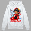 Jordan 11 Retro Cherry DopeSkill Hoodie Sweatshirt Heaven Sent Graphic Streetwear - WHite