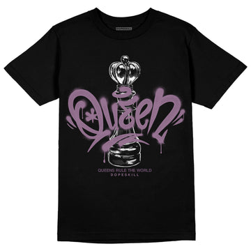 Jordan 2 “Mauve/Off-Noir” DopeSkill T-Shirt Queen Chess Graphic Streetwear - Black 