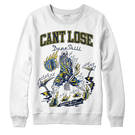 Dunk Low Vintage “Michigan” DopeSkill Sweatshirt Cant Lose Graphic Streetwear - White