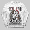 Jordan 9 'Olive' DopeSkill Long Sleeve T-Shirt Real Lover Graphic Streetwear - White 