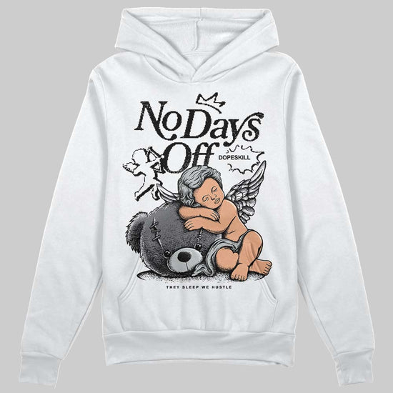 Jordan 4 “Fear” DopeSkill Hoodie Sweatshirt New No Days Off Graphic Streetwear - White