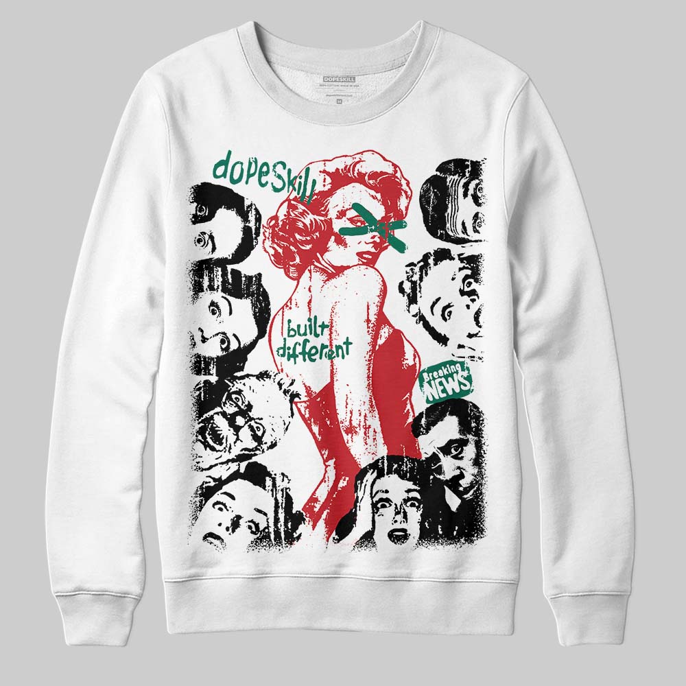 Jordan 3 Mexico 'El Vuelo' DopeSkill Sweatshirt Built Different Graphic Streetwear - White