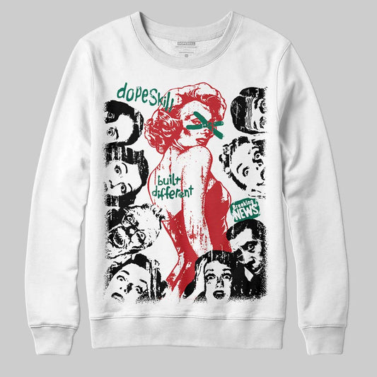 Jordan 3 Mexico 'El Vuelo' DopeSkill Sweatshirt Built Different Graphic Streetwear - White