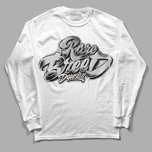 Jordan 3 “Off Noir” DopeSkill Long Sleeve T-Shirt Rare Breed Type Graphic Streetwear - WHite