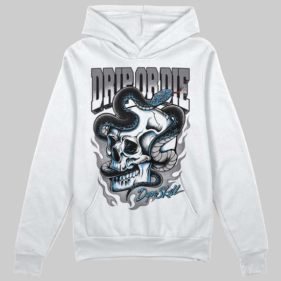 Jordan 9 Retro 'Flint Grey' 2026 DopeSkill Hoodie Sweatshirt Drip or Die Graphic Streetwear - White