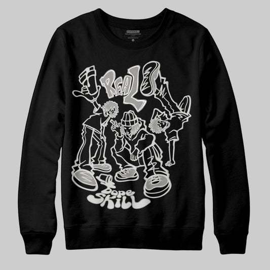Jordan 3 Retro Pure Money DopeSkill Sweatshirt Real Y2K Players Graphic Streetwear - Black