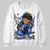 Awake NY x Jordan 5 Retro 'Black Racer Blue' DopeSkill Sweatshirt Heaven Sent Graphic Streetwear - White
