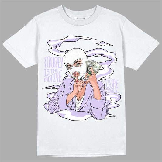 AJ 11 Low Pure Violet DopeSkill T-Shirt Money Is The Motive Graphic