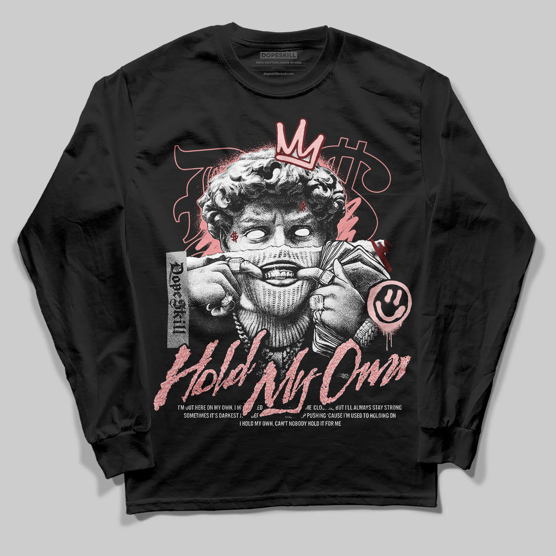 Jordan 3 Retro Valentine's Day Treat Yourself (2025) DopeSkill Long Sleeve T-Shirt In My Way Graphic Streetwear - Black