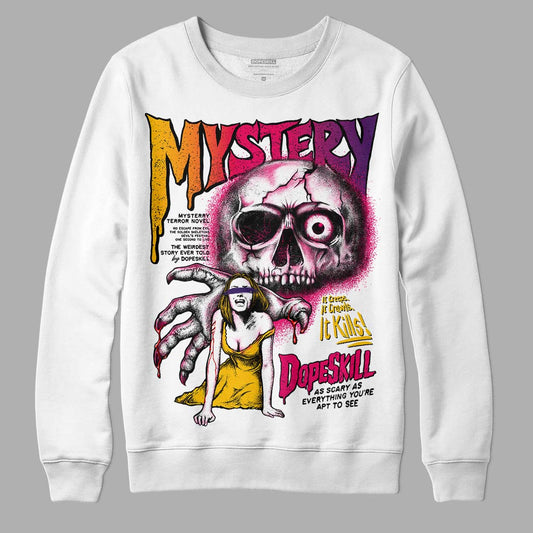 Jordan 3 Retro SP J Balvin Medellín Sunset DopeSkill Sweatshirt Mystery Ghostly Grasp Graphic Streetwear - White