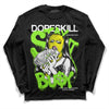 Neon Green Sneakers DopeSkill Long Sleeve T-Shirt Stay It Busy Graphic Streetwear - Black