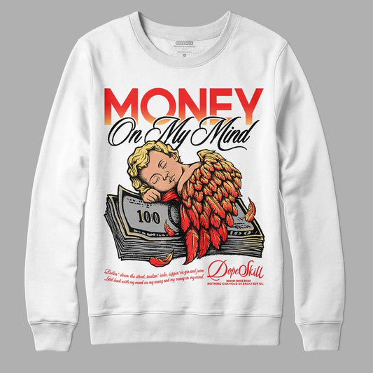 Jordan 5 "Dunk On Mars" DopeSkill Sweatshirt MOMM Graphic Streetwear - WHite